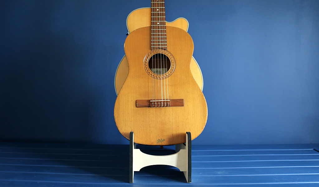 Coolstudio Double Classical Guitar Stand Multiple Wooden